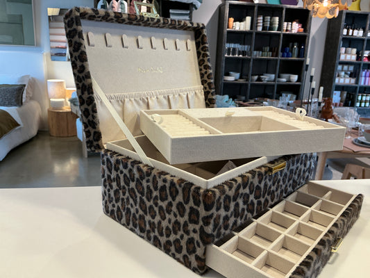 BOITE A BIJOUX DENISE leopard