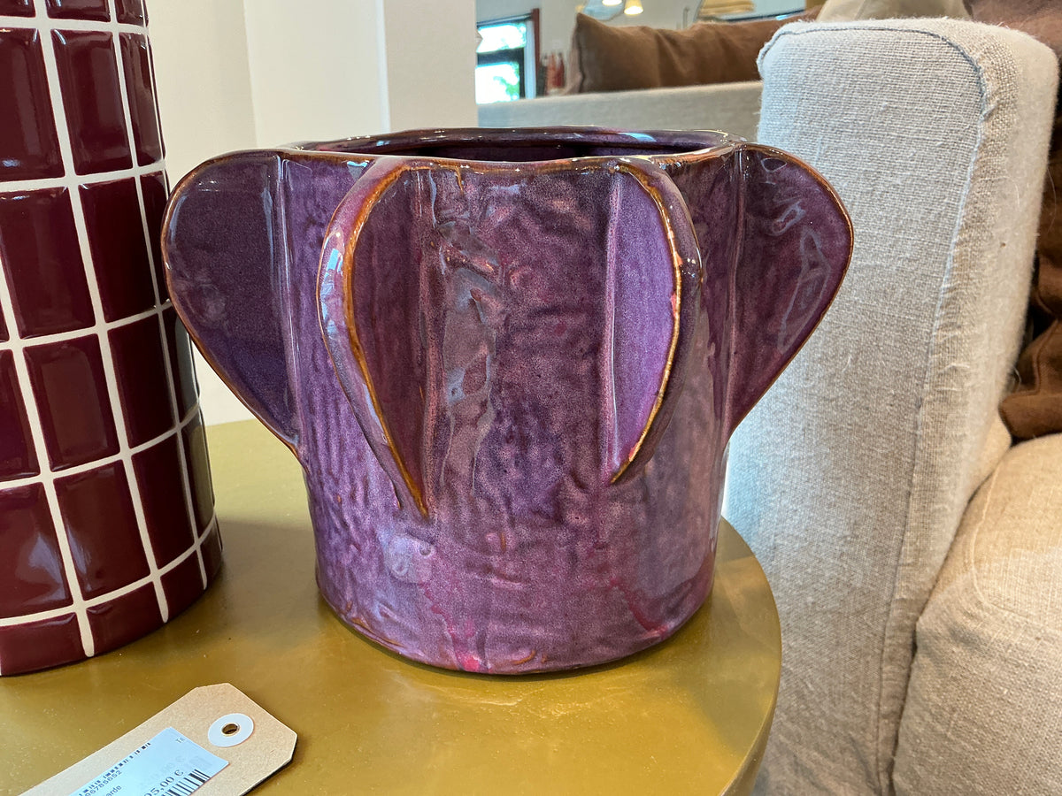 Vase Molly AUBERGINE