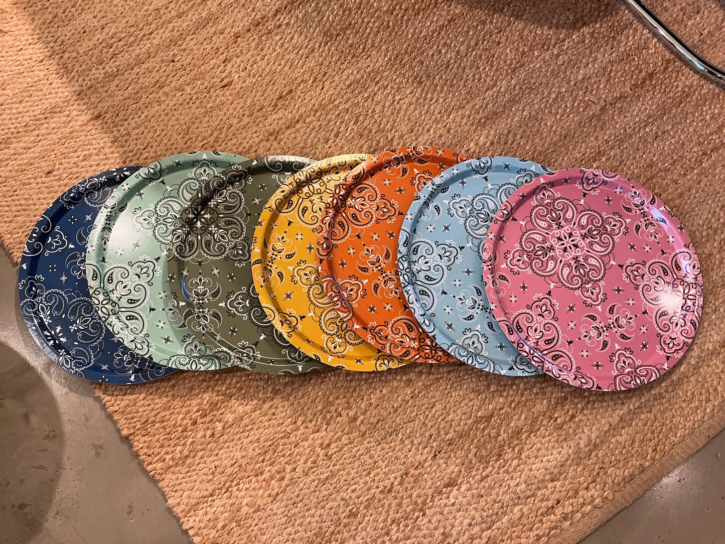Plateau rond bandana coco & co