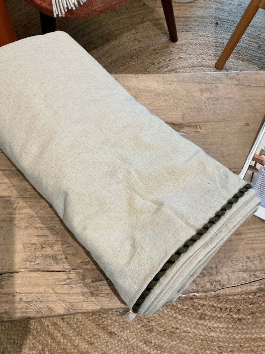Nappe coton lin teinte Naturel