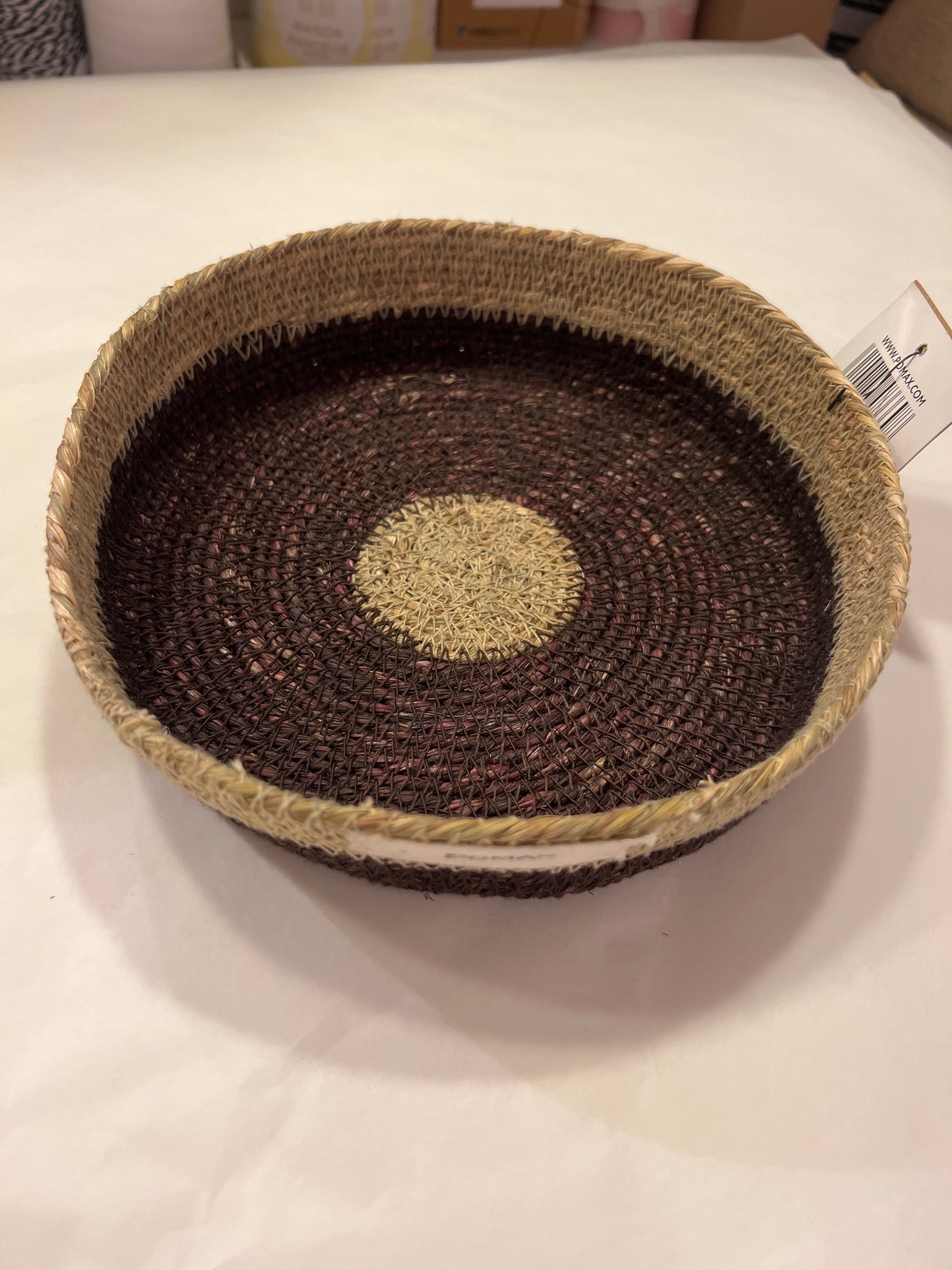Corbeille à pain jute marron