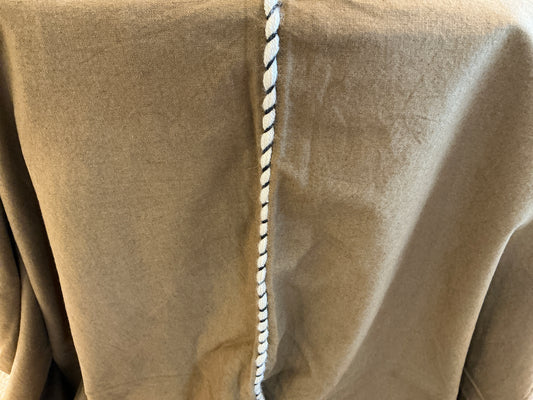 Nappe coton lin bronze