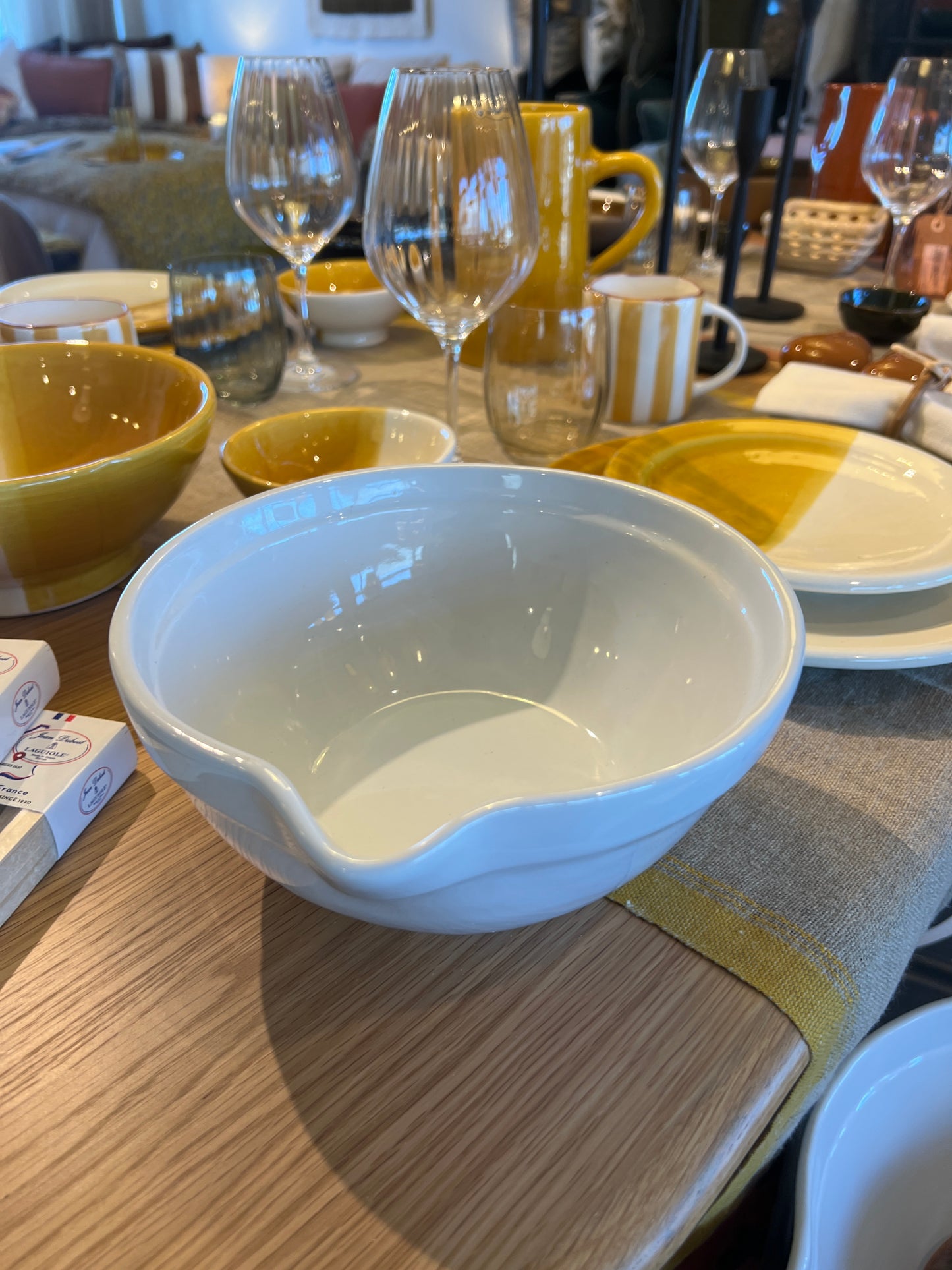 Petit saladier porcelaine blanche d 20 cm