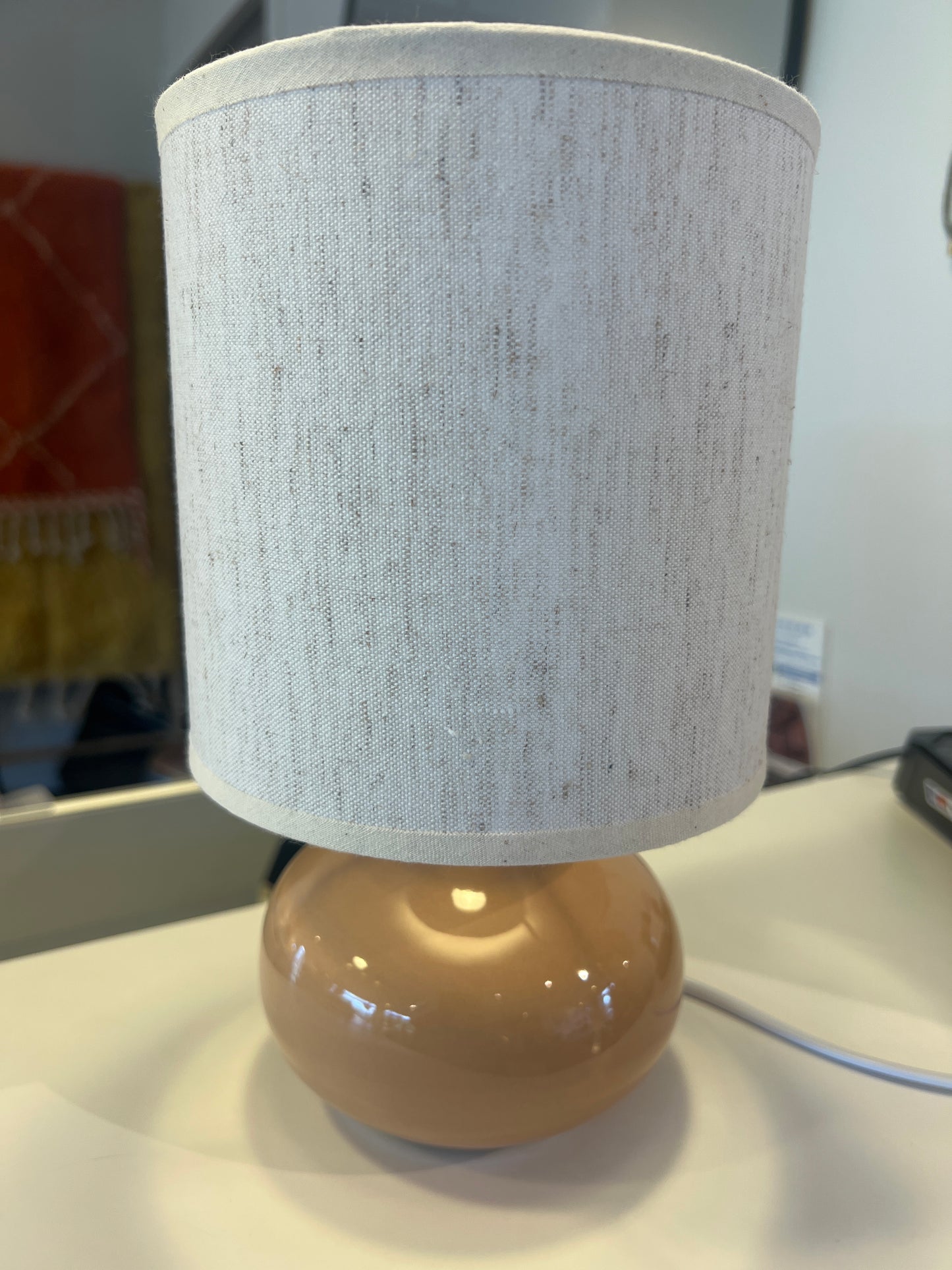 Lampe xs nude et blanc