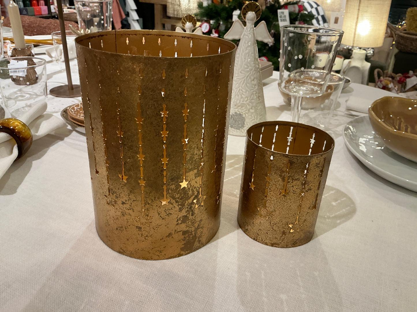 Photophores dorés par deux