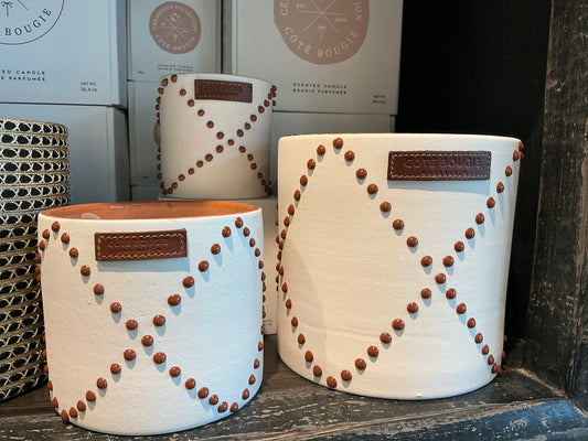 Bougie nomad blanc terra m