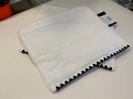 Serviette invités blanche
