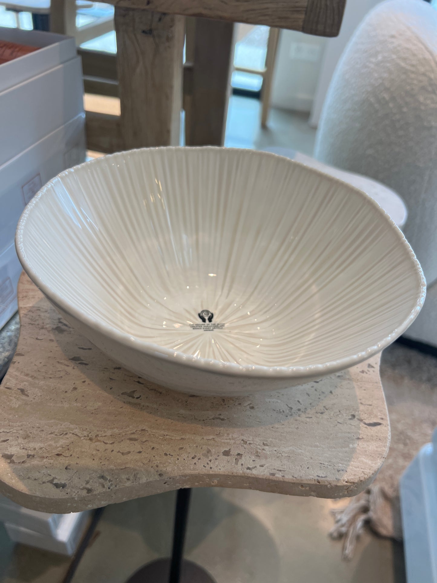 Petit saladier blanc