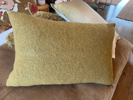 Coussin clovis miel chiné