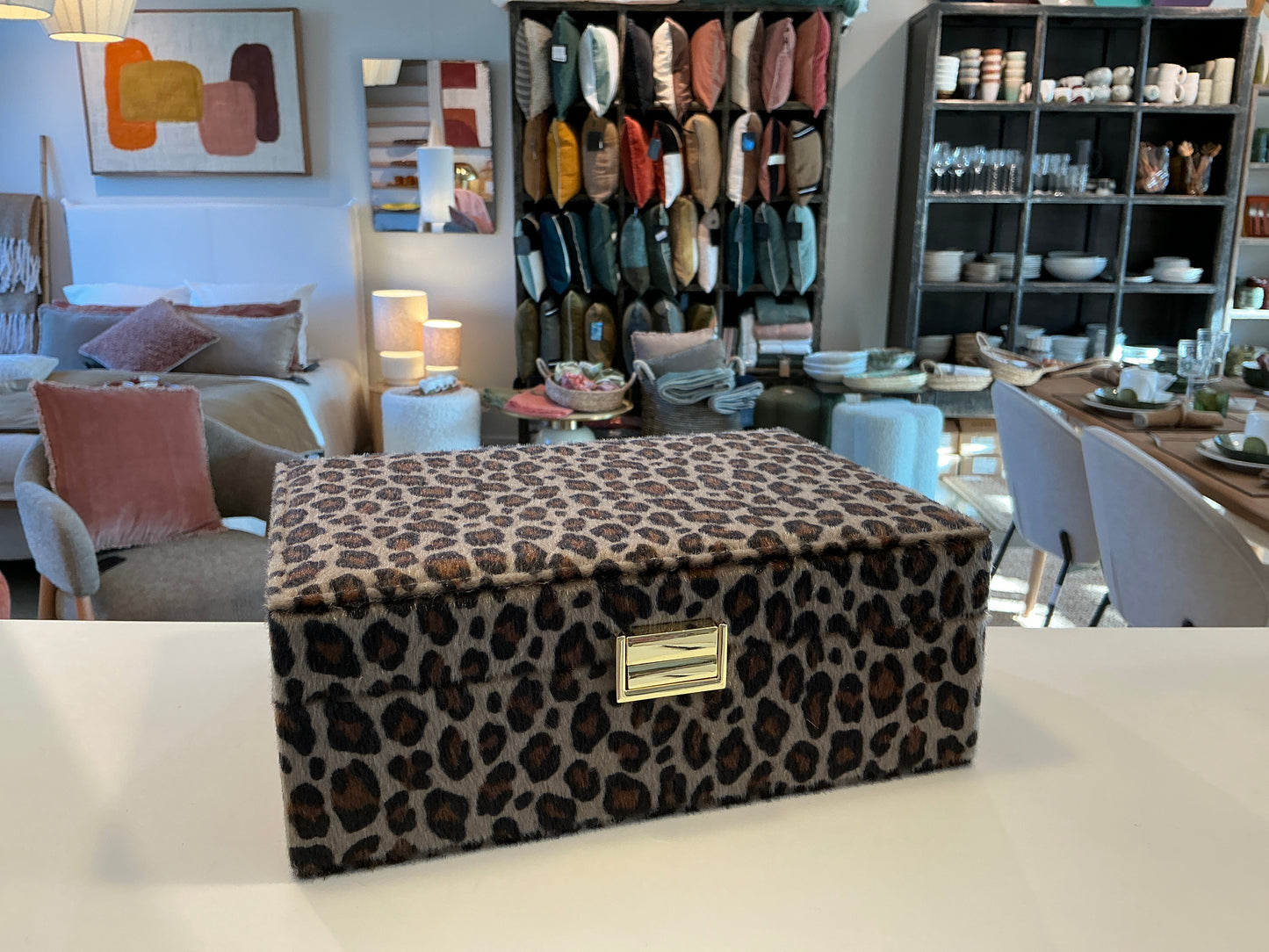 BOITE A BIJOUX LOUISE LEOPARD