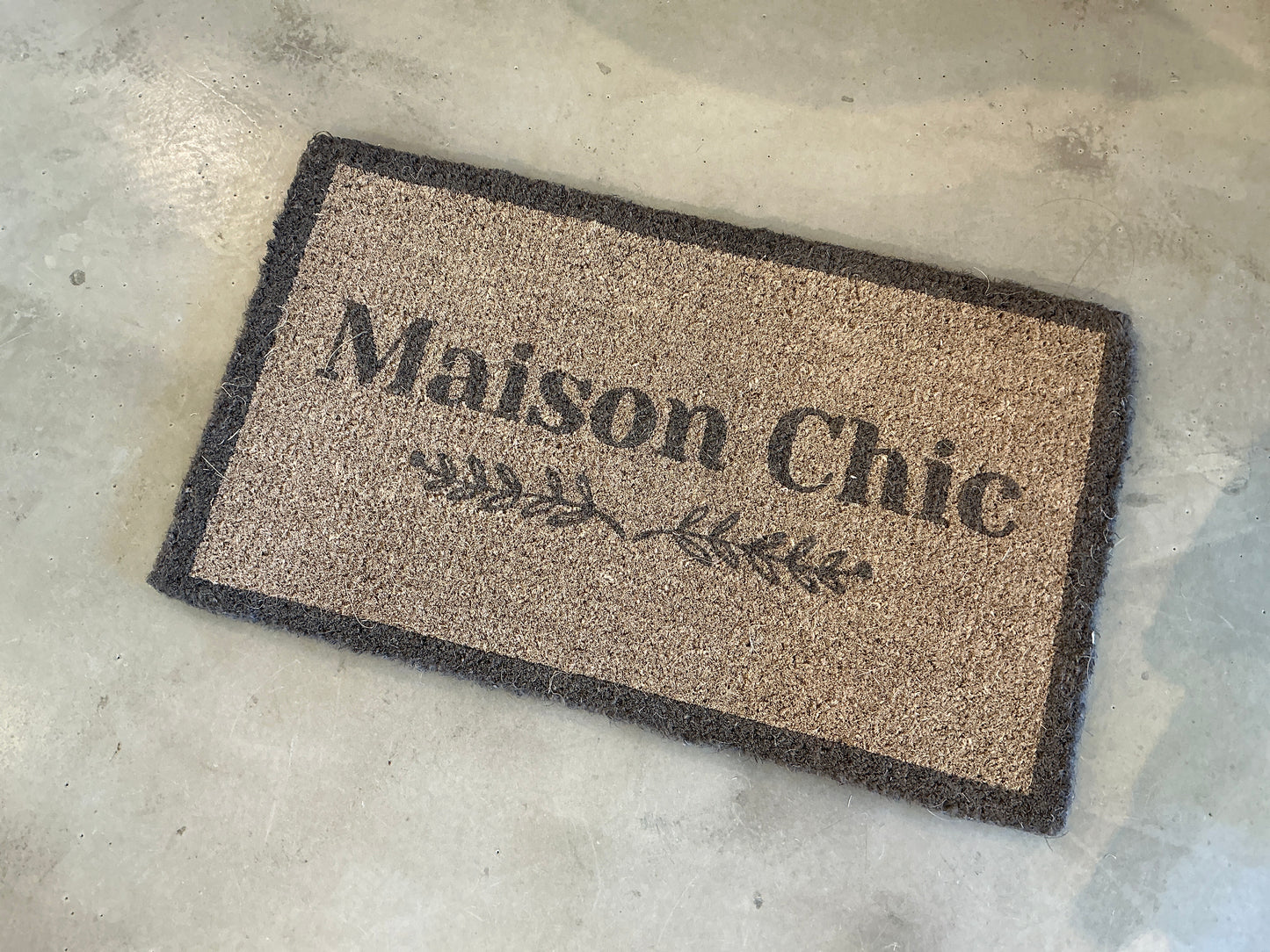 Paillasson Maison chic brun