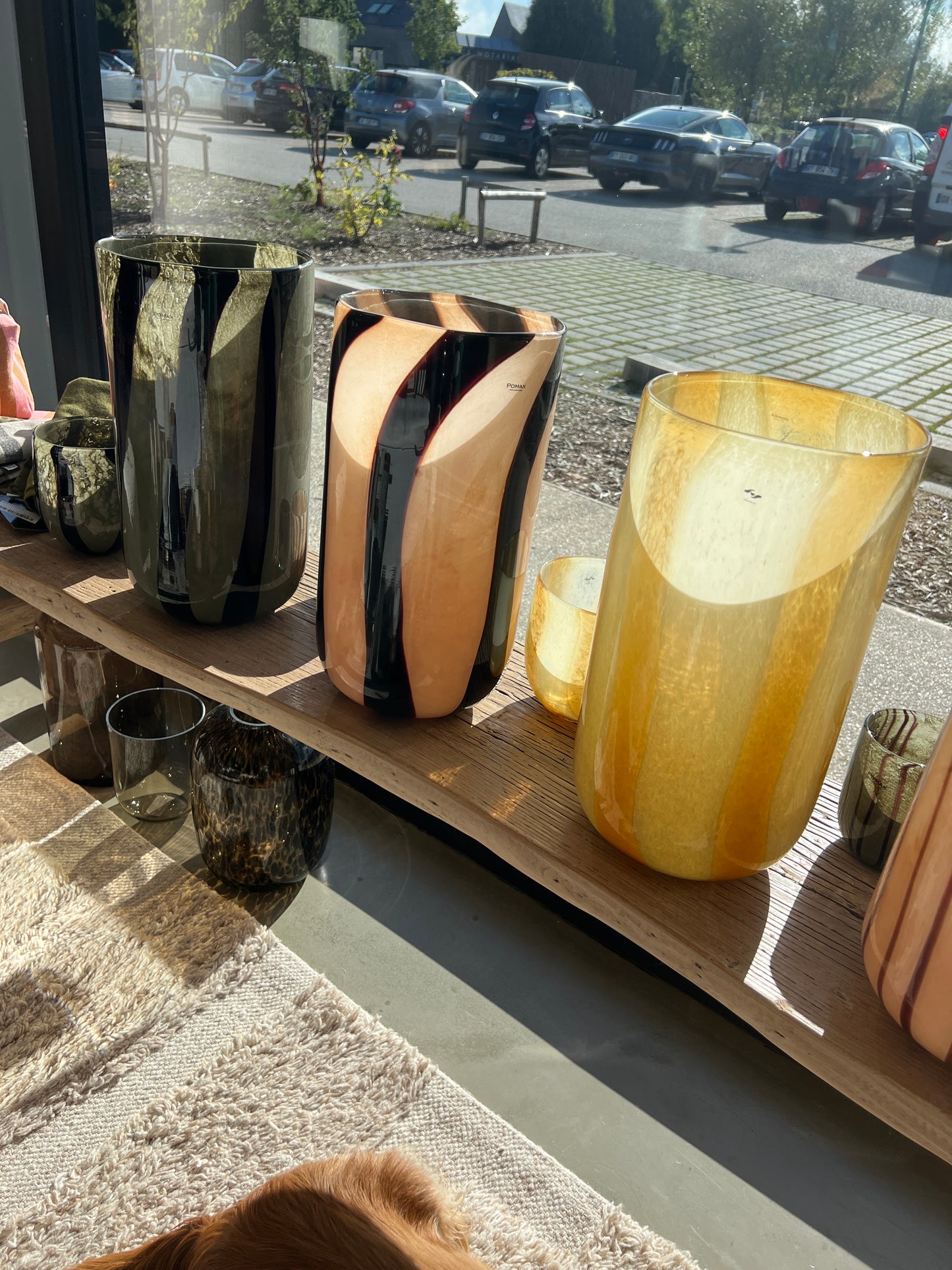Vase/ photophore CANNES AMBRE 20