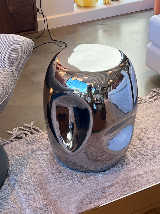 TABLE D’APPOINT CHROMÉE HK LIVING