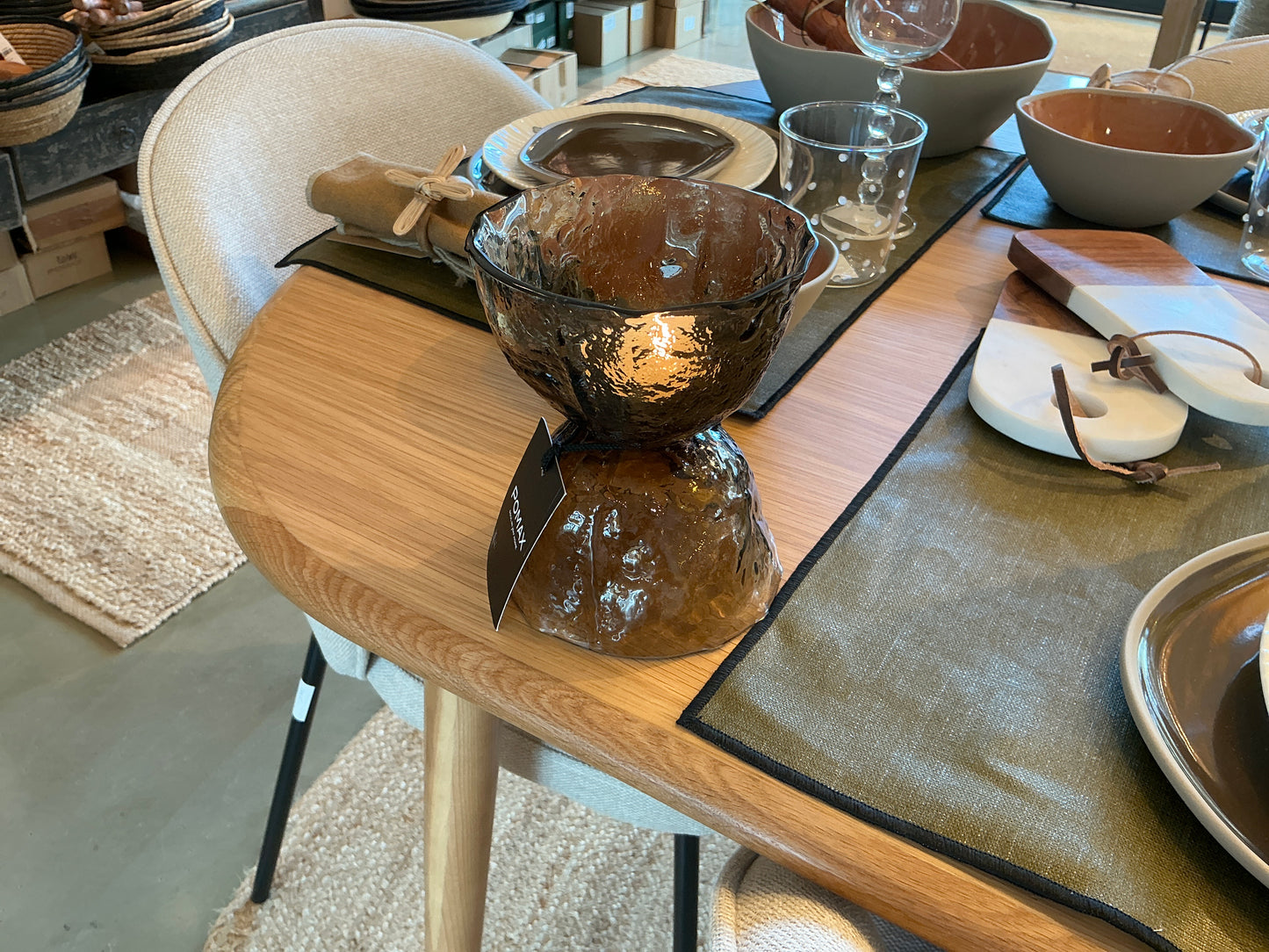 Photophore/vase Diabolo smoke 05