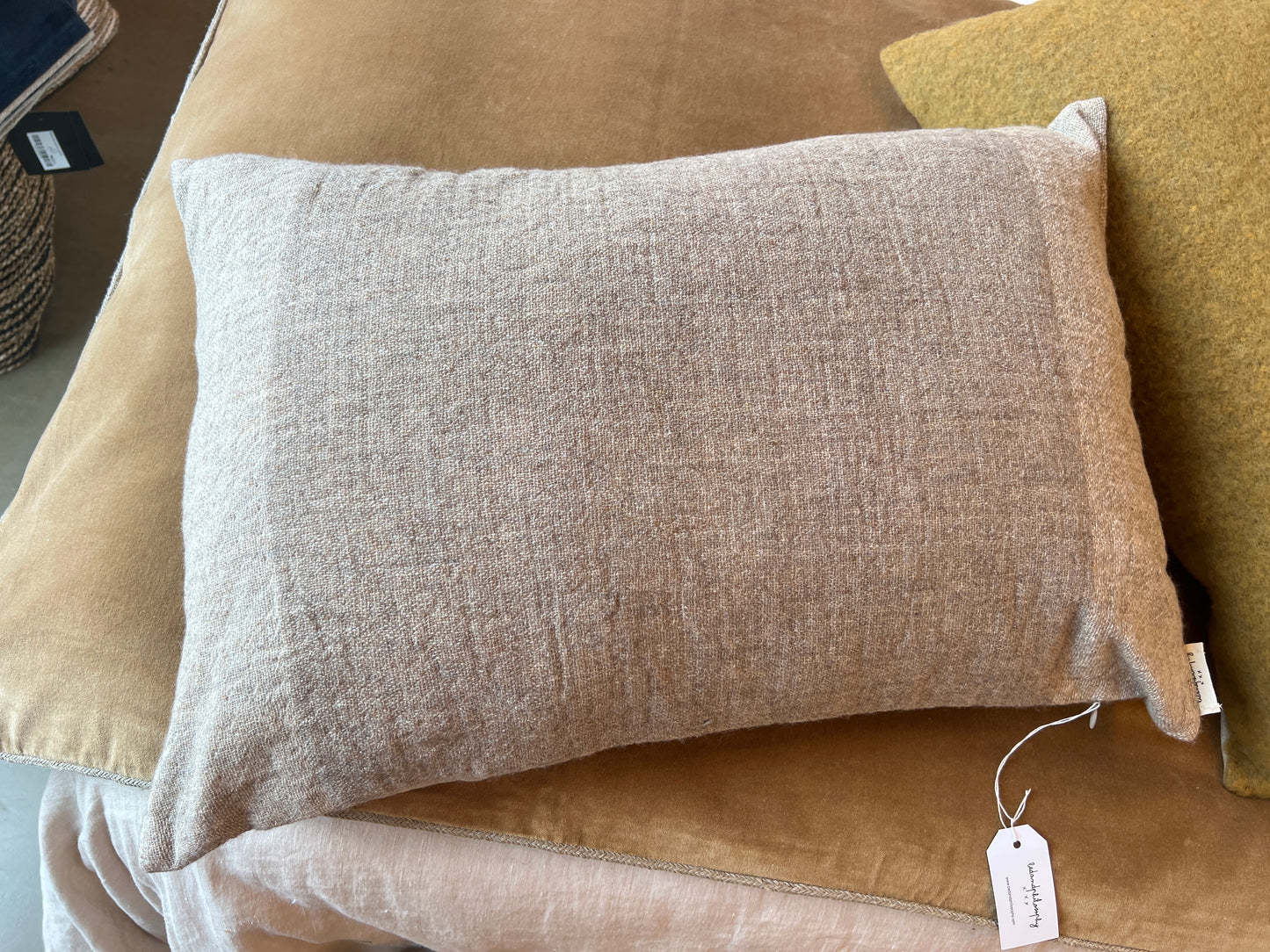 Coussin Paolina marmotte  40x60 cm
