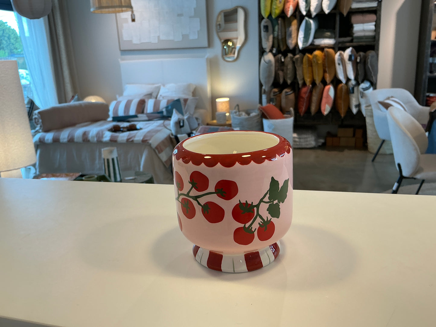 BOUGIE EN CERAMIQUE TOMATO VINE
