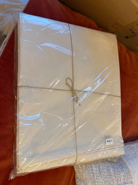 Nappe coton écru 220x3,70 cm cm
