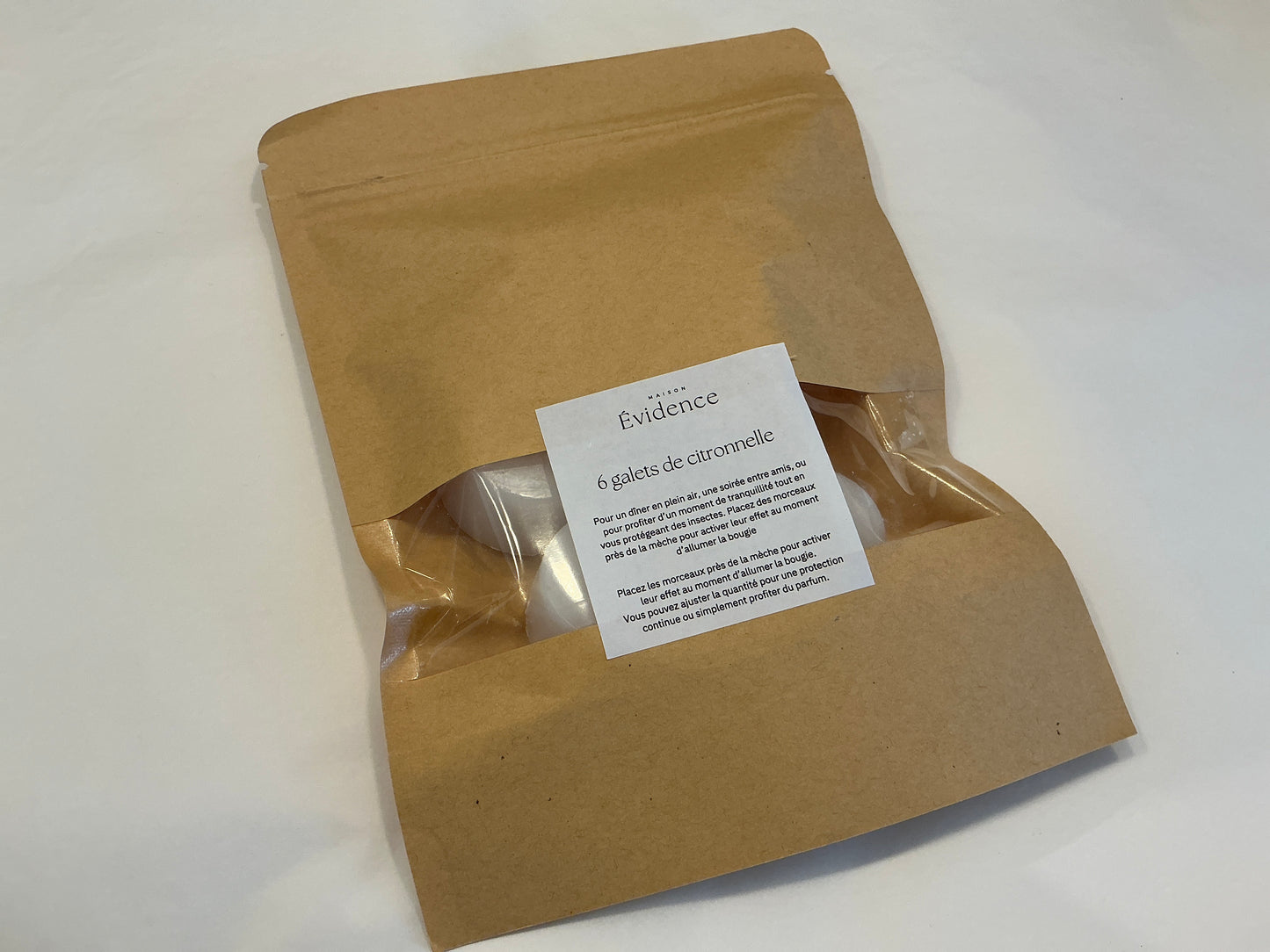 Sachet de galets citronnelle