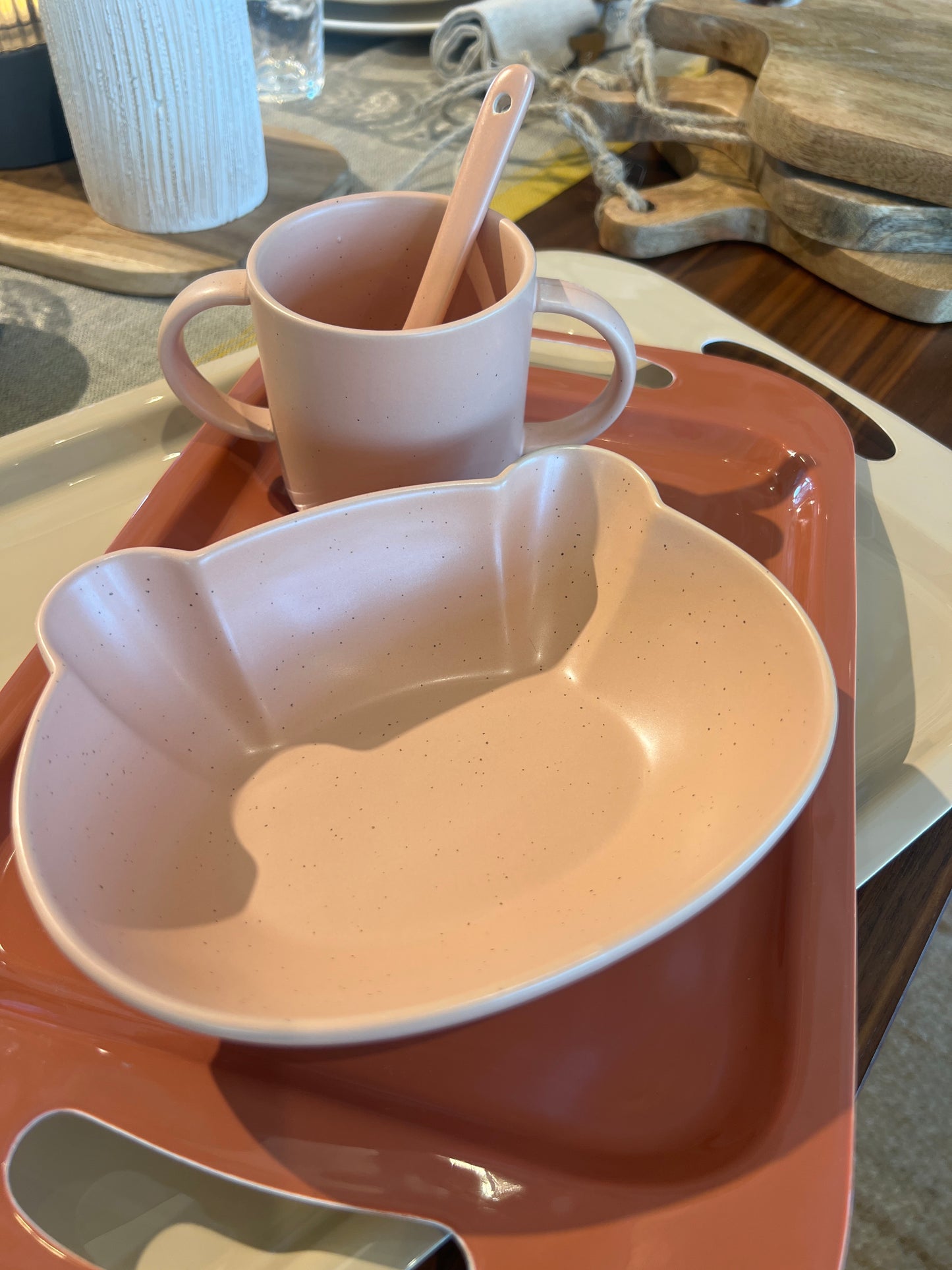 Tasse rêverie pêche 25 cl + cuillère