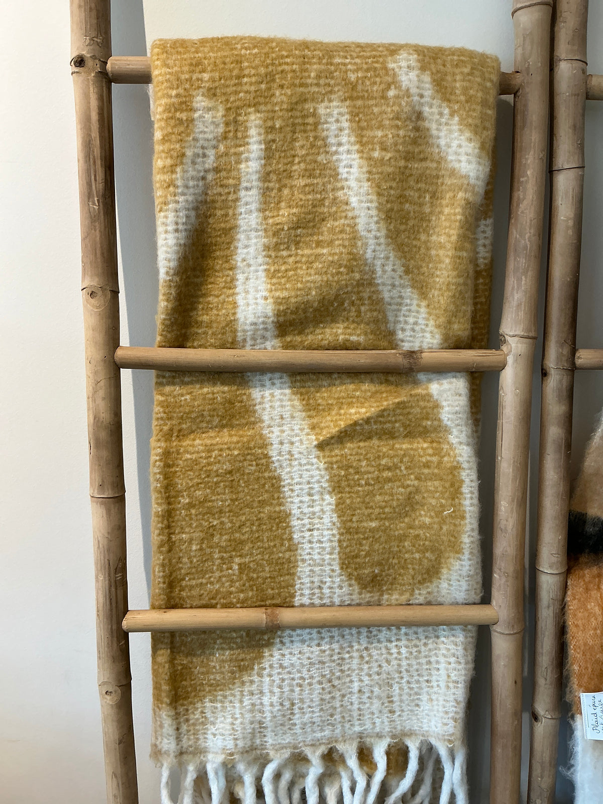 Plaid IRISSA OCRE+ ECRU