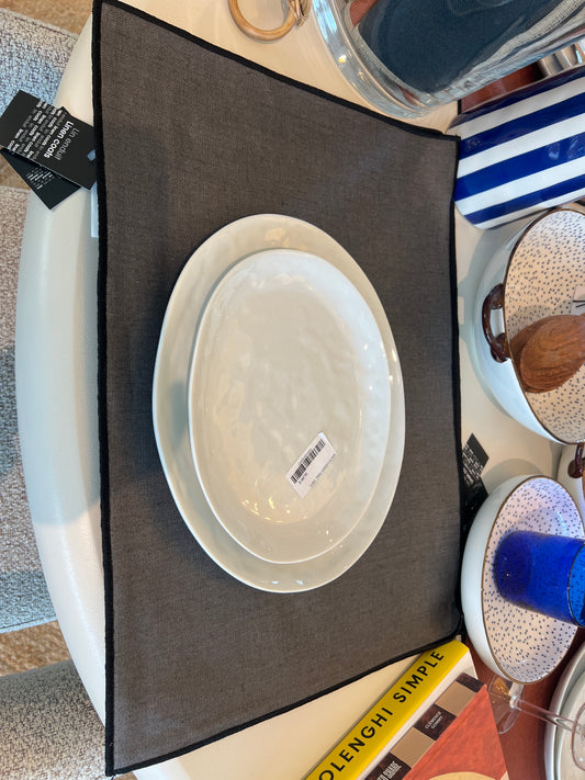SET DE TABLE HAOMY BORGO X6 GRANIT