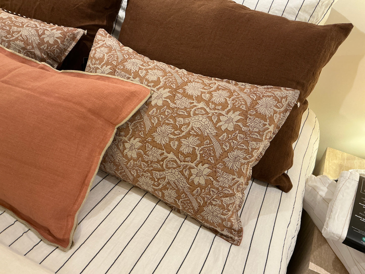 Coussin HAOMY Jaipur mocaccino 40x 60 cm