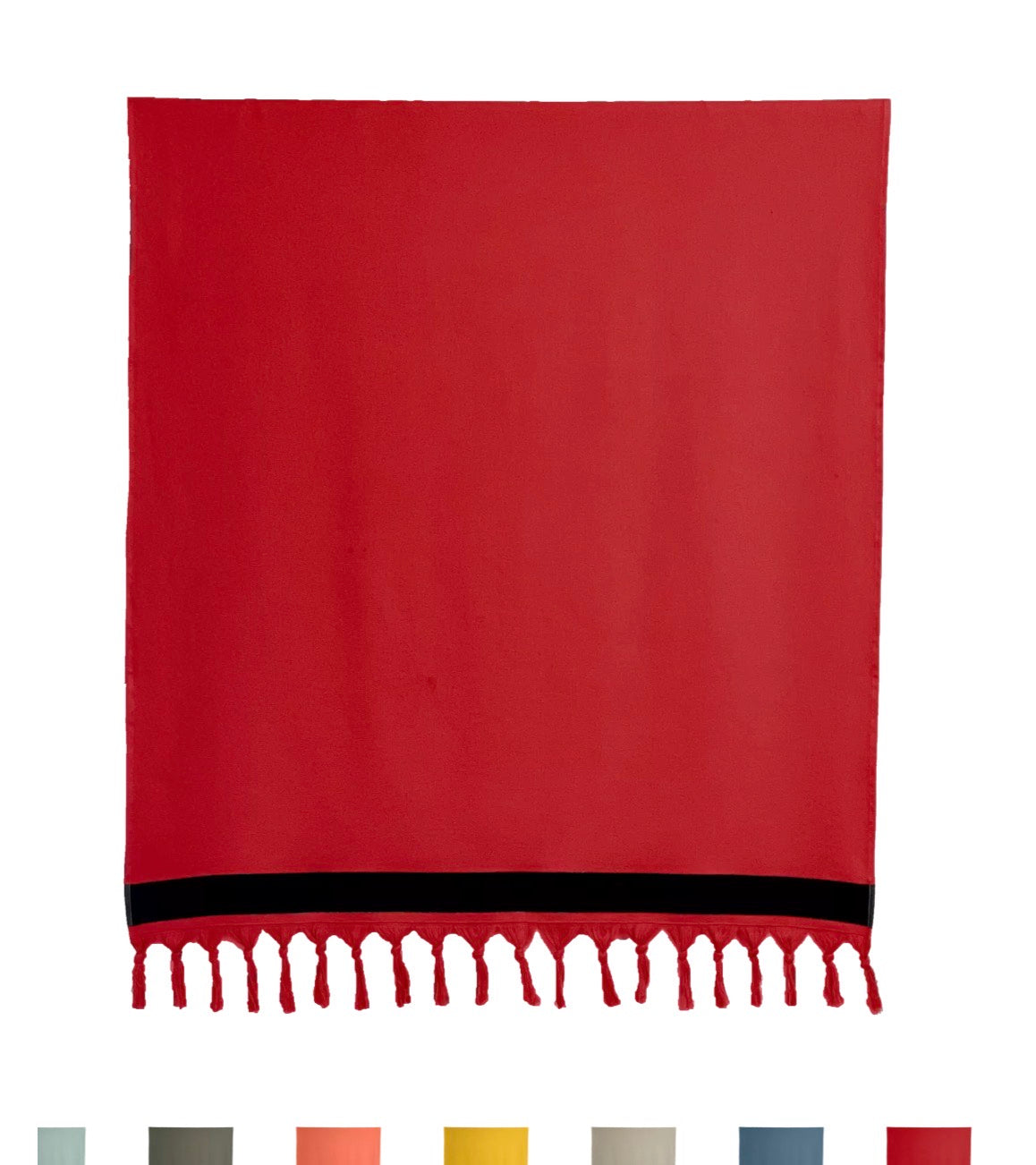 drap de plage copacabana vermillon
