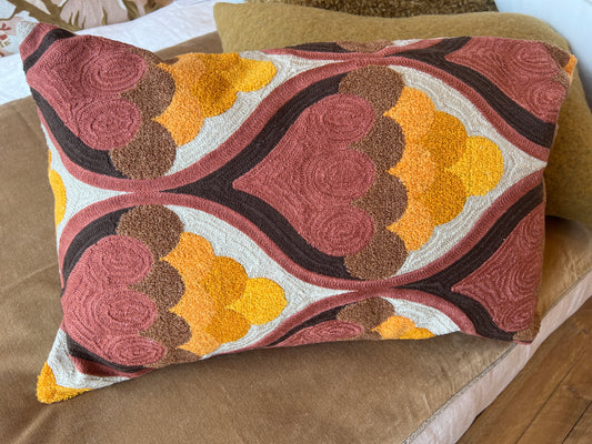 Coussin cosmo muscade 40x60 cm