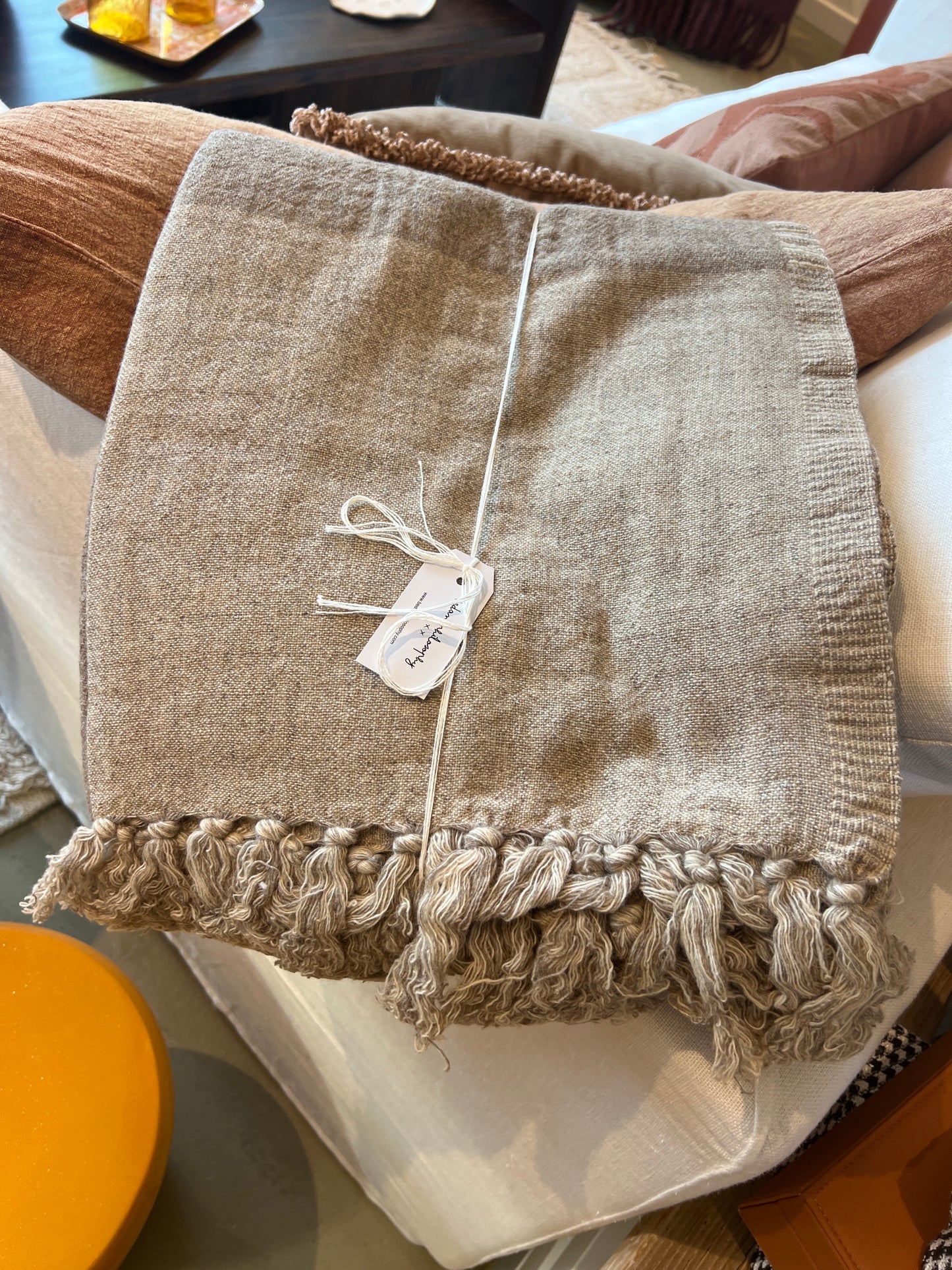 Plaid perla marmotte