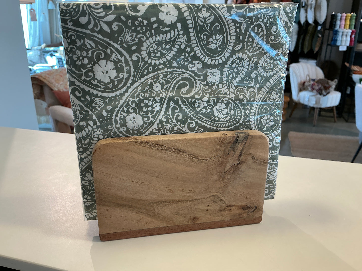 Porte serviettes en bambou