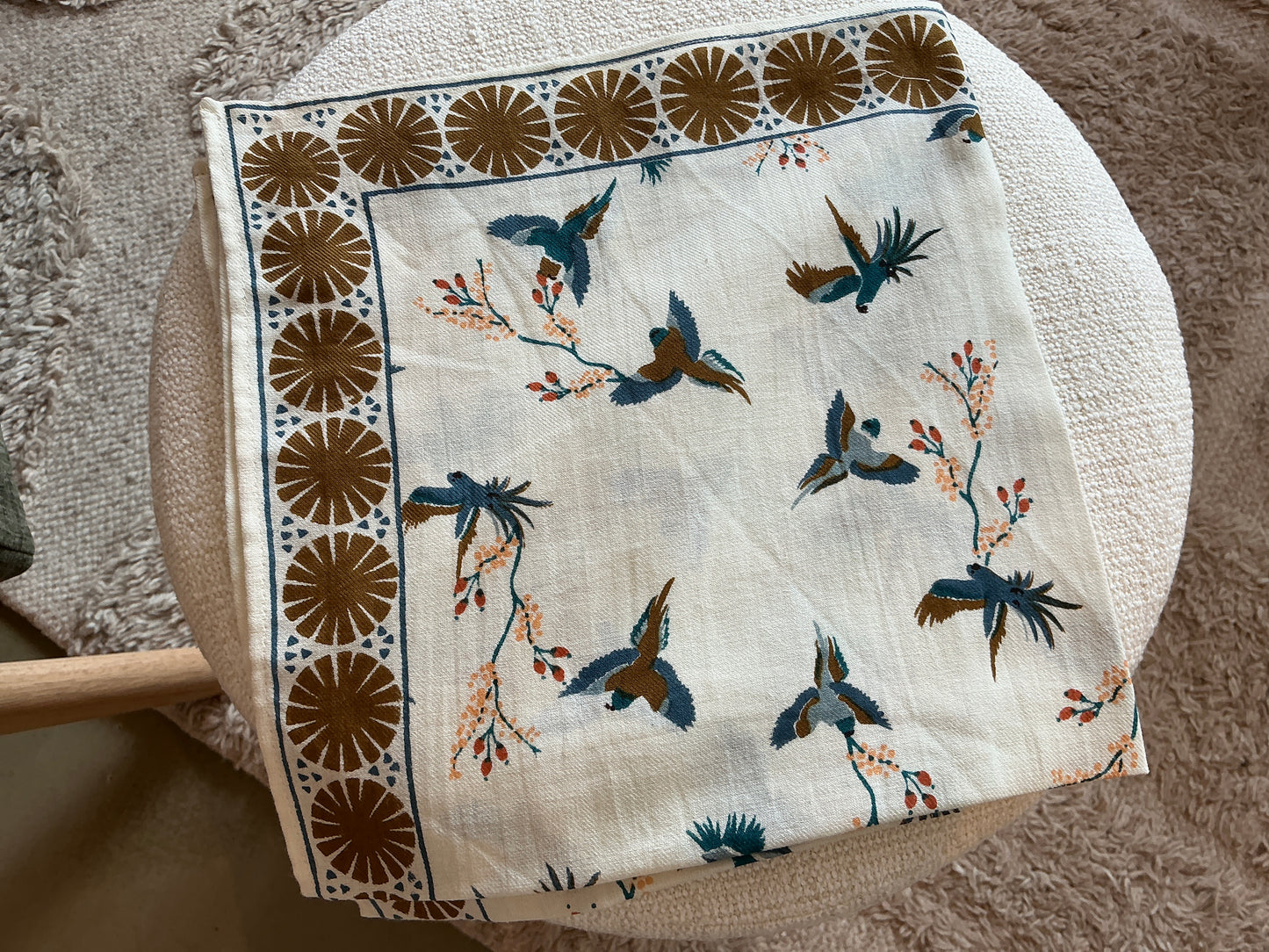 Petit Foulard Apaches Manika cerisier fleur de vanille