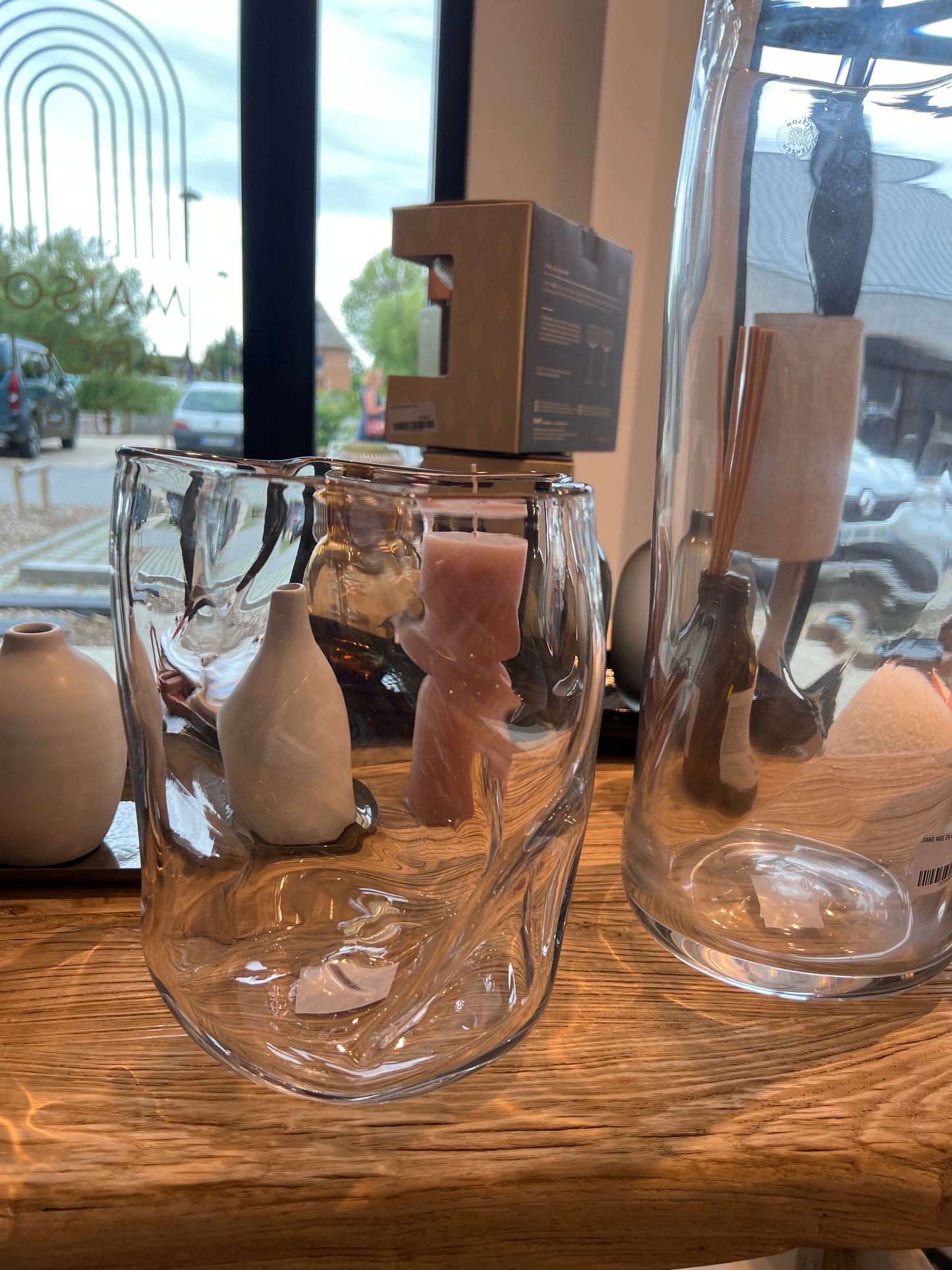 Vase en verre