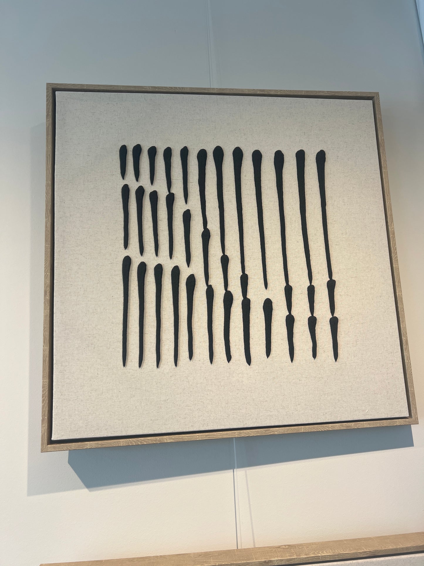 Décoration murale noire 63 cm