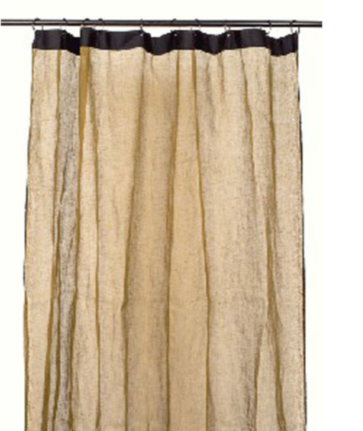 RIDEAUX A OEILLETS BONIFACIO 130X280 CM NATUREL