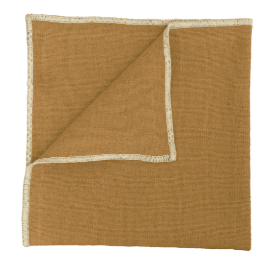 SERVIETTES DE TABLE HAOMY CORTE X 6  TABAC
