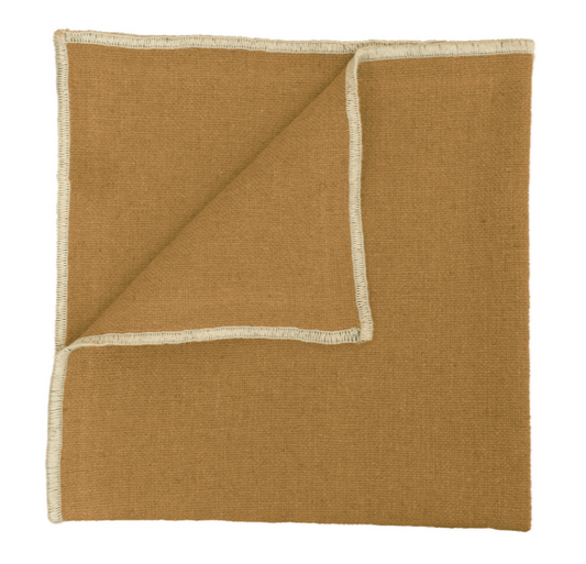 SERVIETTES DE TABLE HAOMY CORTE X 6  TABAC