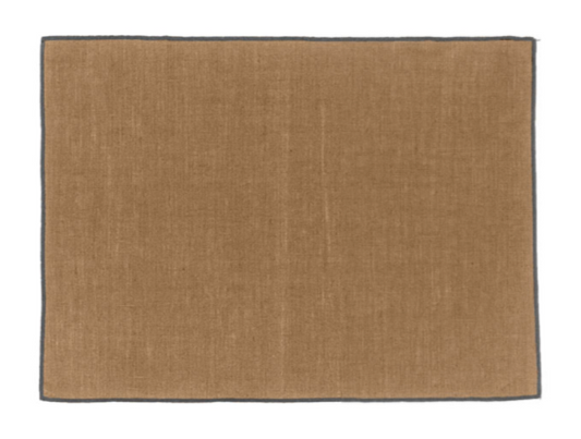 SET DE TABLE HAOMY BORGO X 6 TABAC