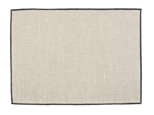 SET DE TABLE HAOMY BORGO X 6 NATUREL