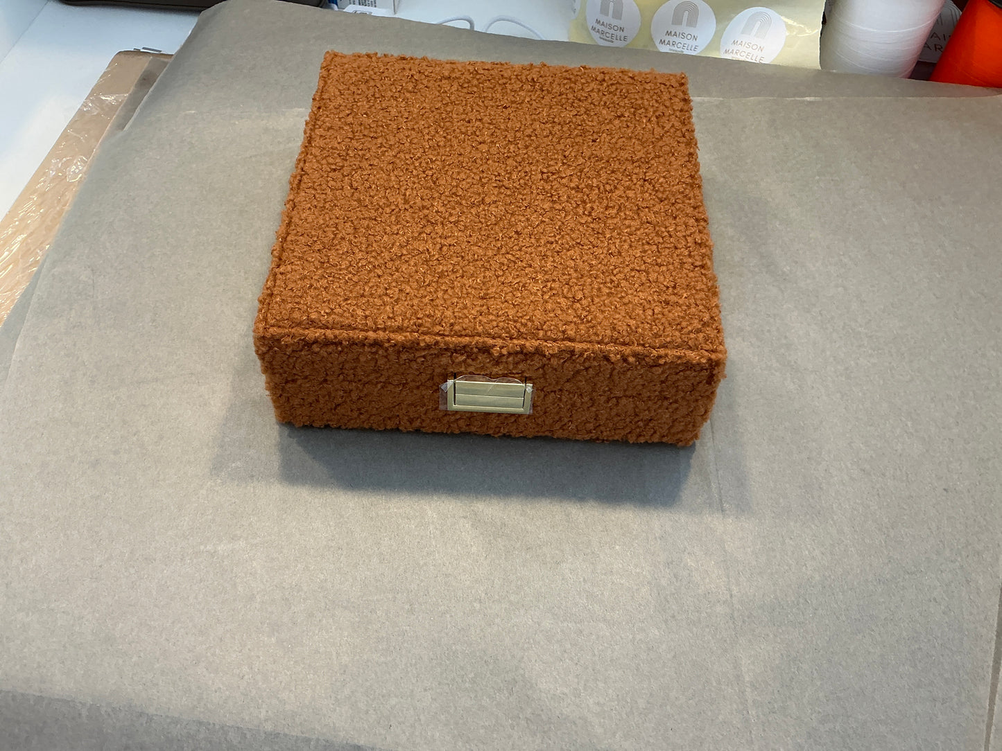BOITE A BIJOUX ANNE TEDDY CAMEL