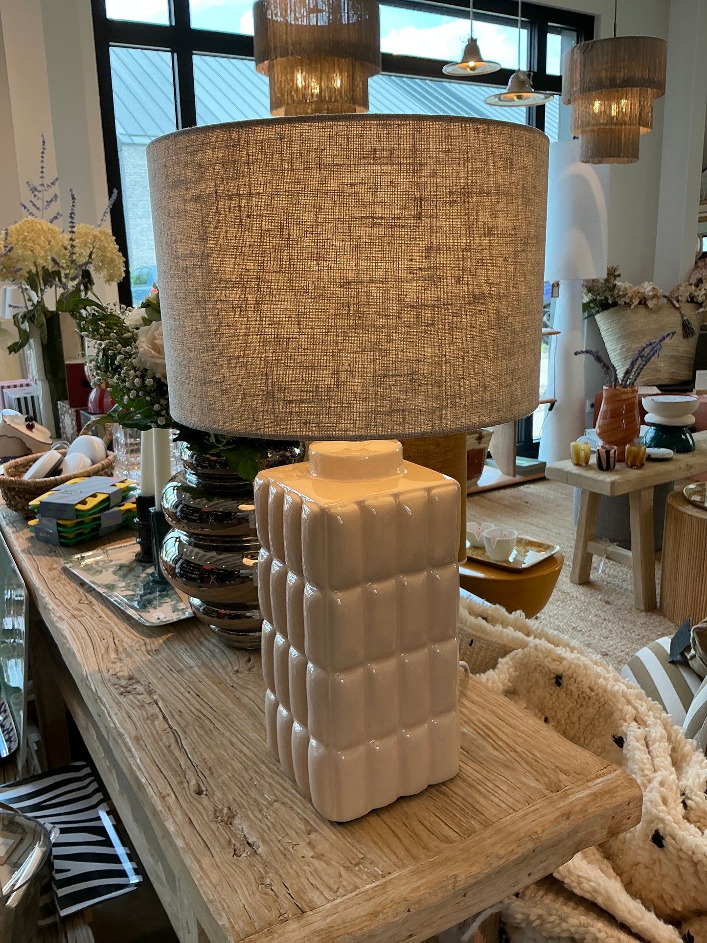 Lampe FUNY beige ET NATUREL