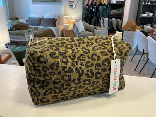 Trousse de Toilette Graou olive Rose in April