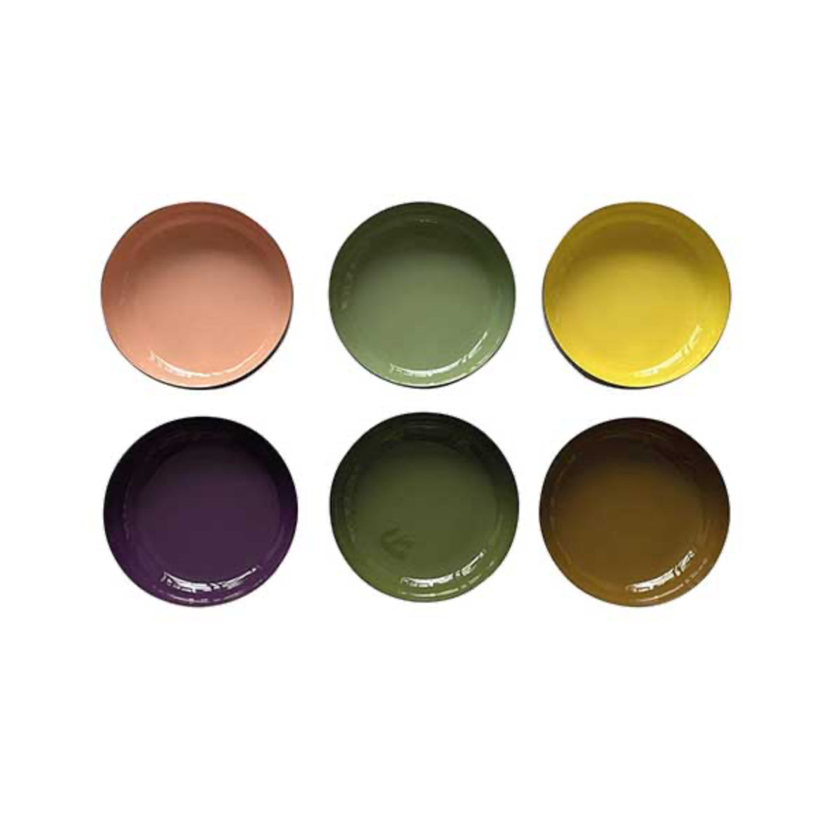 PLATEAU ROND COLORÉ D35 H2CM