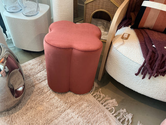 Pouf NALANI bordeaux 38x38x45