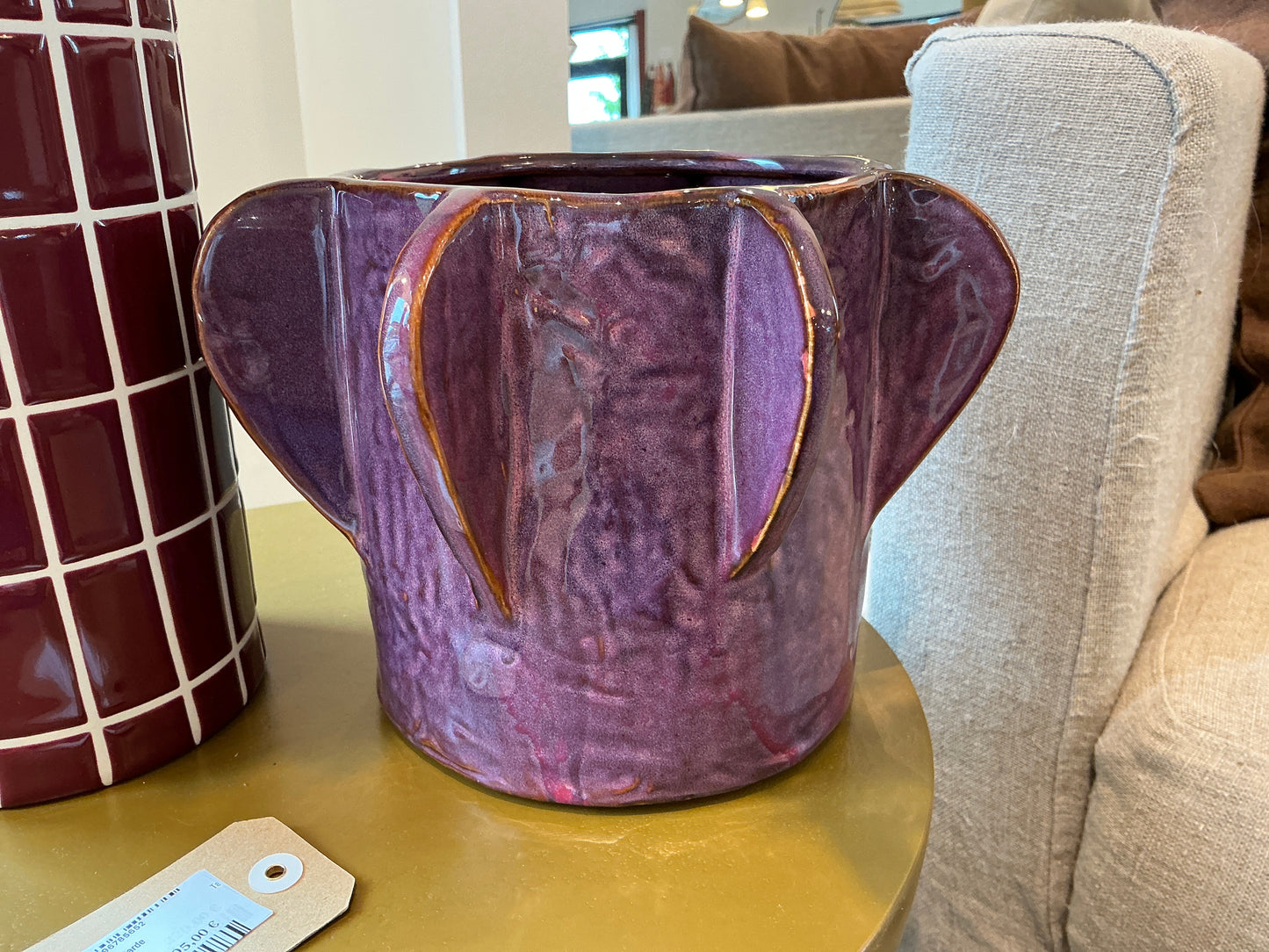Vase Molly AUBERGINE