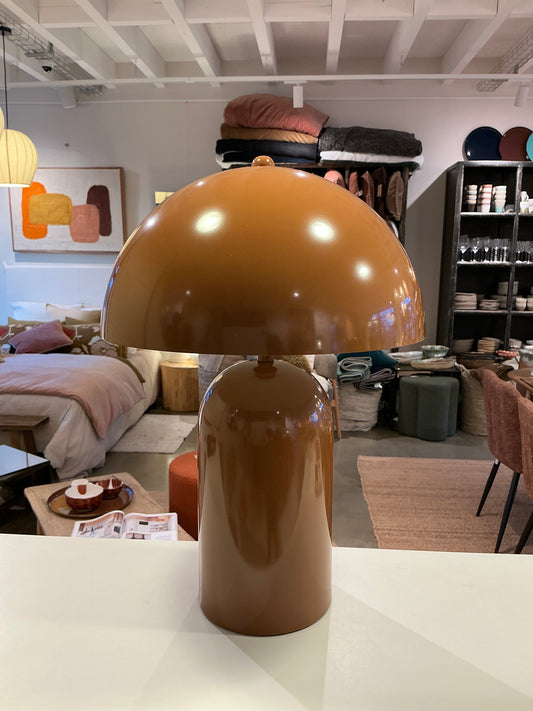LAMPE DE TABLE METAL BRUN