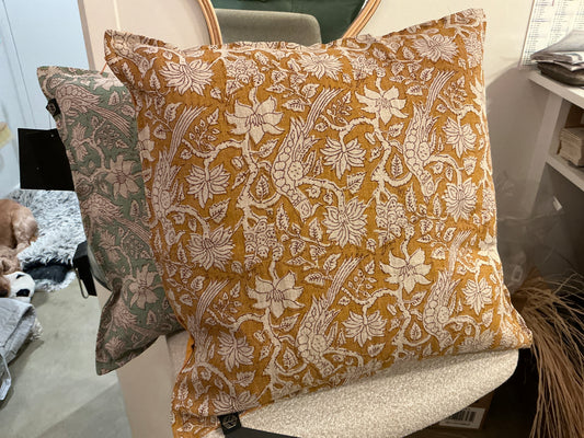 Coussin HAOMY Jaipur chamois 45x45  cm