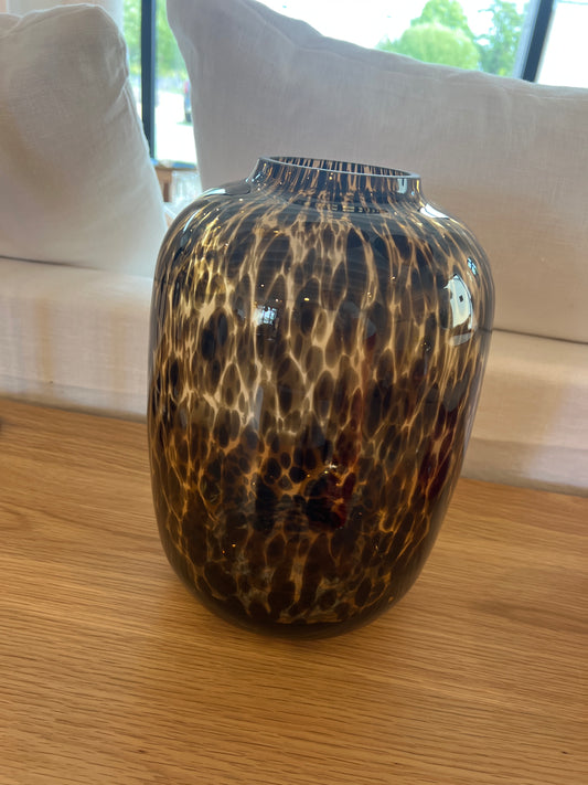 grand vase léopard