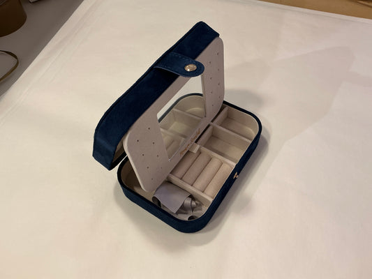 Boîte à bijoux Brigitte Velours Bleu marine