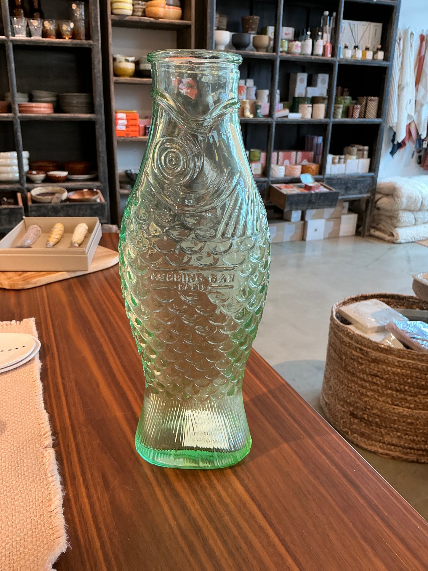 Carafe poisson vert