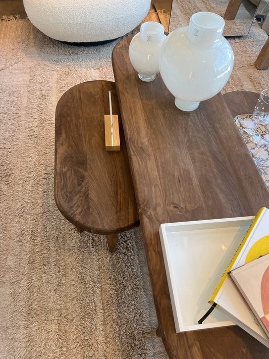 Table basse en bois de manguier (pm)